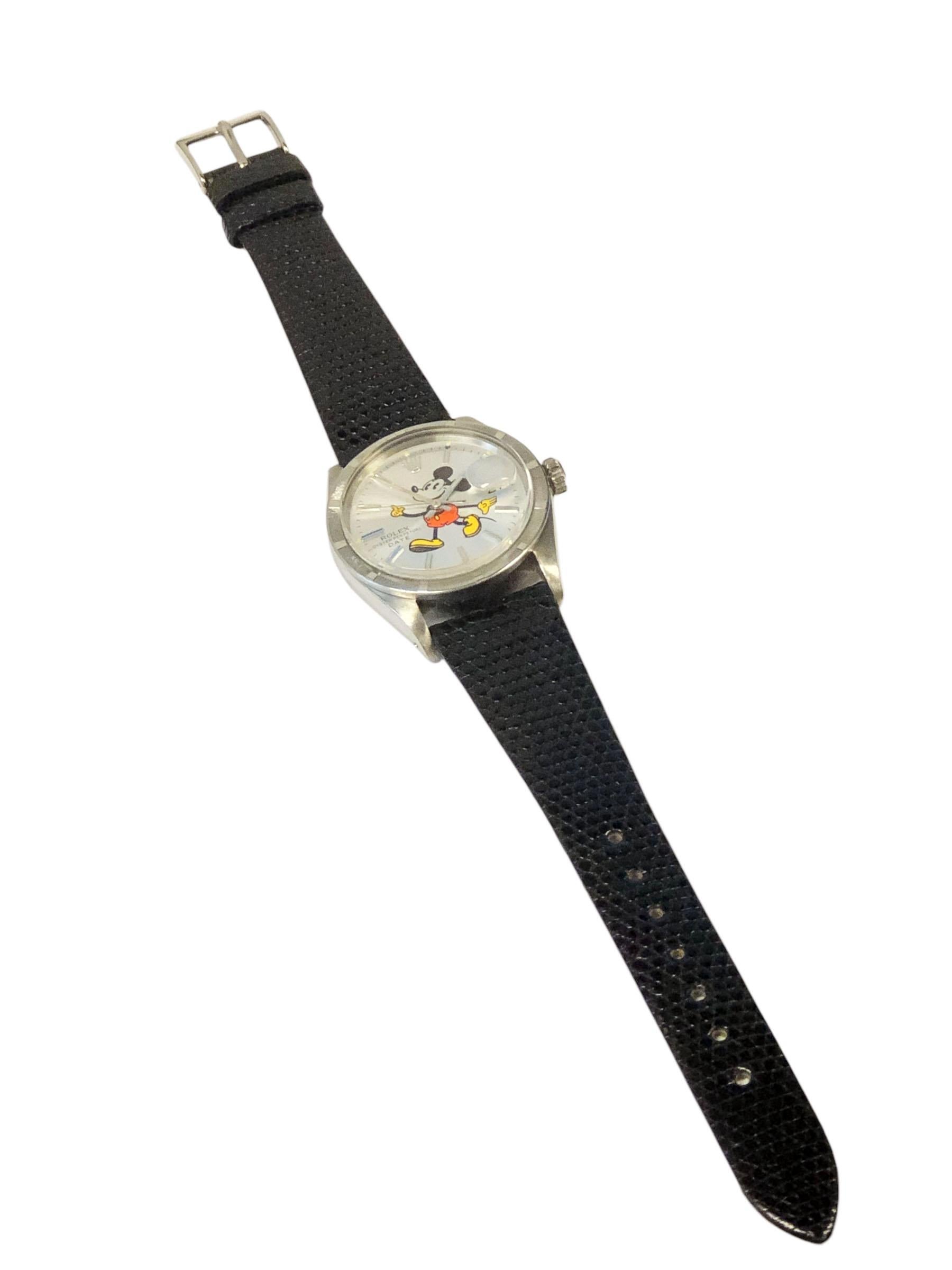 Rolex Vintage custom Mickey Mouse Dial Automatic Wrist Watch 1