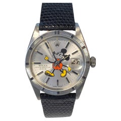 Rolex Montre-bracelet vintage personnalisée Mickey Mouse avec cadran automatique