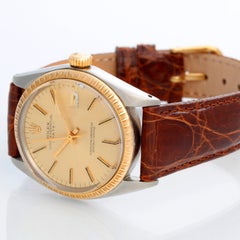 Rolex Vintage Date Men's Stainless Steel and Yellow Gold Automatic Watch 1500