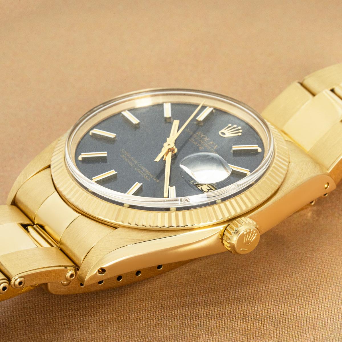 Rolex Vintage Date Gelbgold 1503 Herren