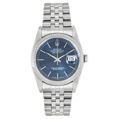 Rolex Vintage Datejust Blue Dial 16234