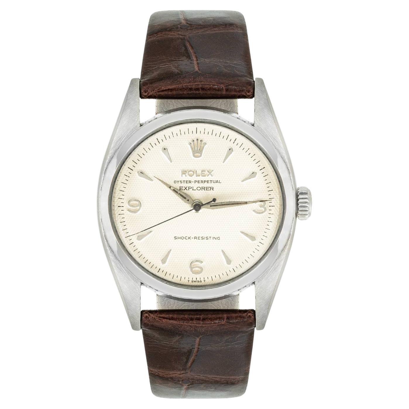 Rolex Vintage Explorer Honeycomb Dial 6298
