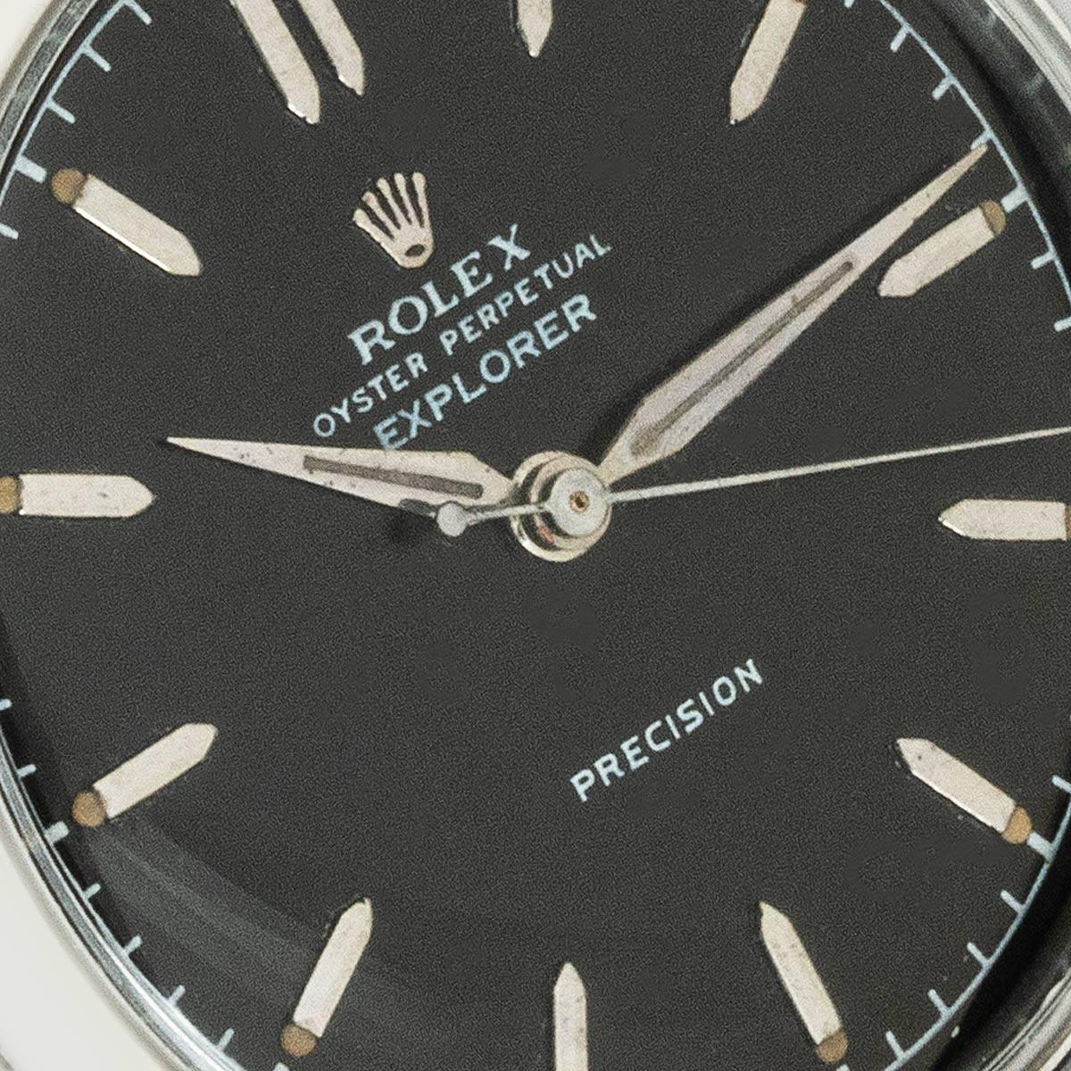 Rolex Vintage Explorer Precision 6298 In Good Condition For Sale In London, GB