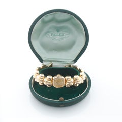 Rolex Vintage Extremely Rare Ladies Yellow Gold Cocktail Watch Ref 4492