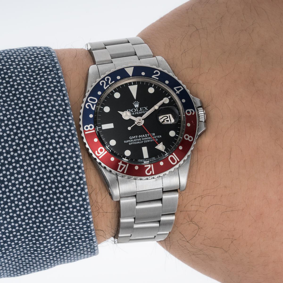 Rolex Vintage GMT-Master Pepsi 1675 en vente 1