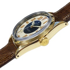 Rolex Vintage Gold Shell Ref 6334 Automatic Wrist Watch