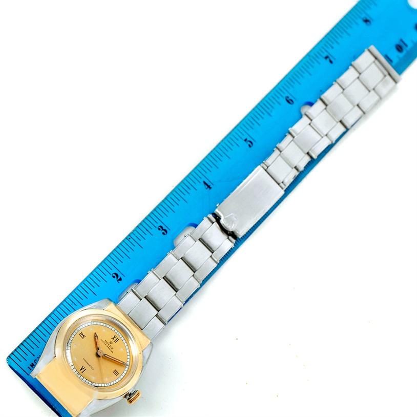 Rolex Vintage Hooded Bubbleback Steel Gold Watch 3065 5