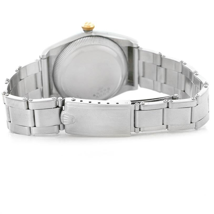 Men's Rolex Vintage Hooded Bubbleback Steel Gold Watch 3065