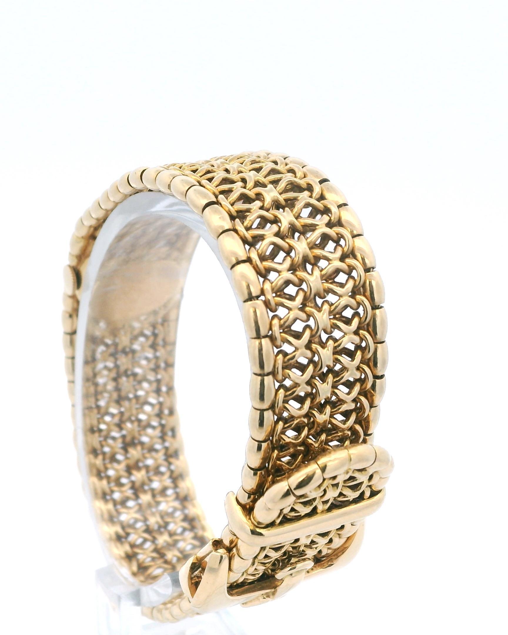 Rolex Vintage Ladies 18k Yellow Gold w Chased Bezel For Sale 1
