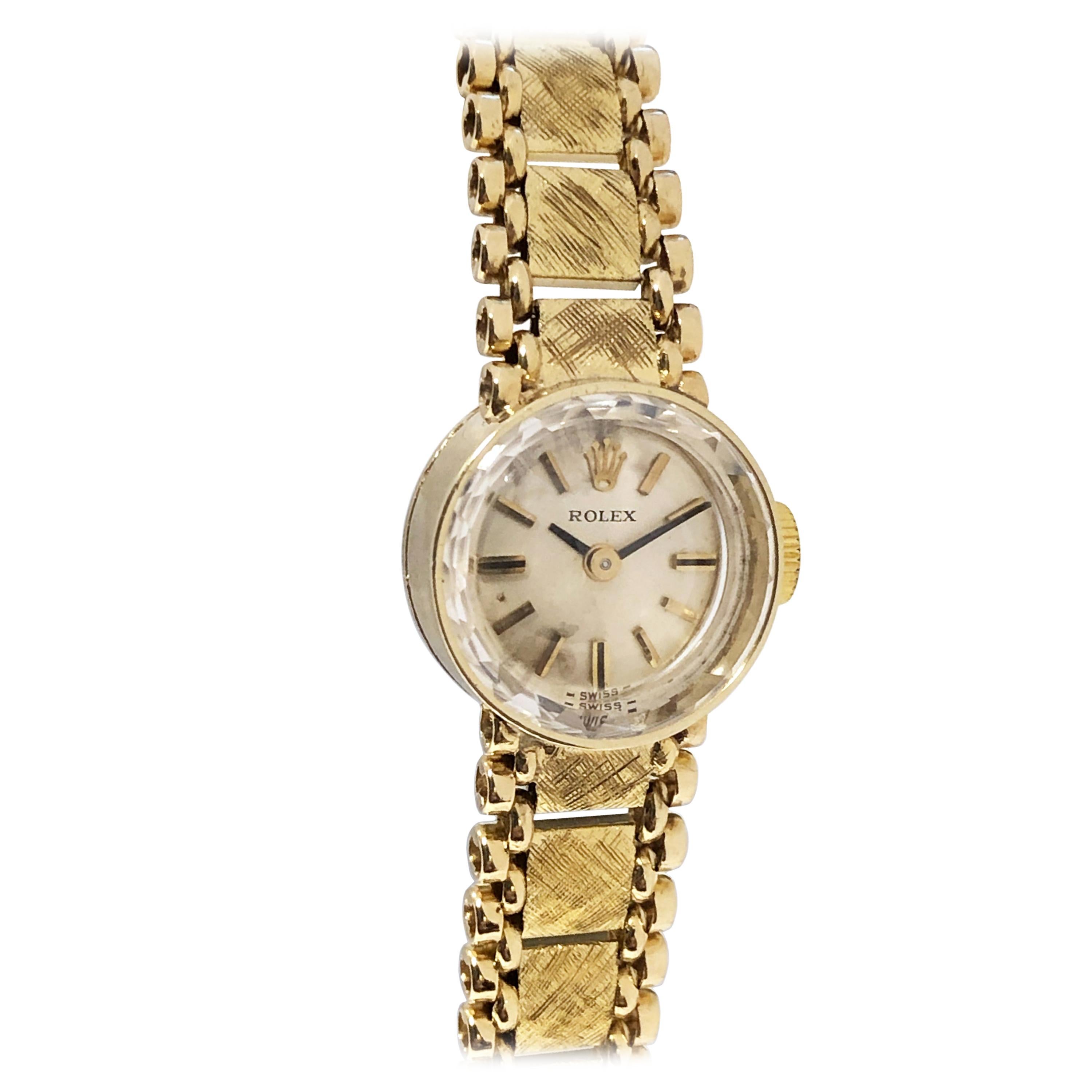 Rolex Vintage Ladies Mechanical Bracelet Watch with Original Certificate