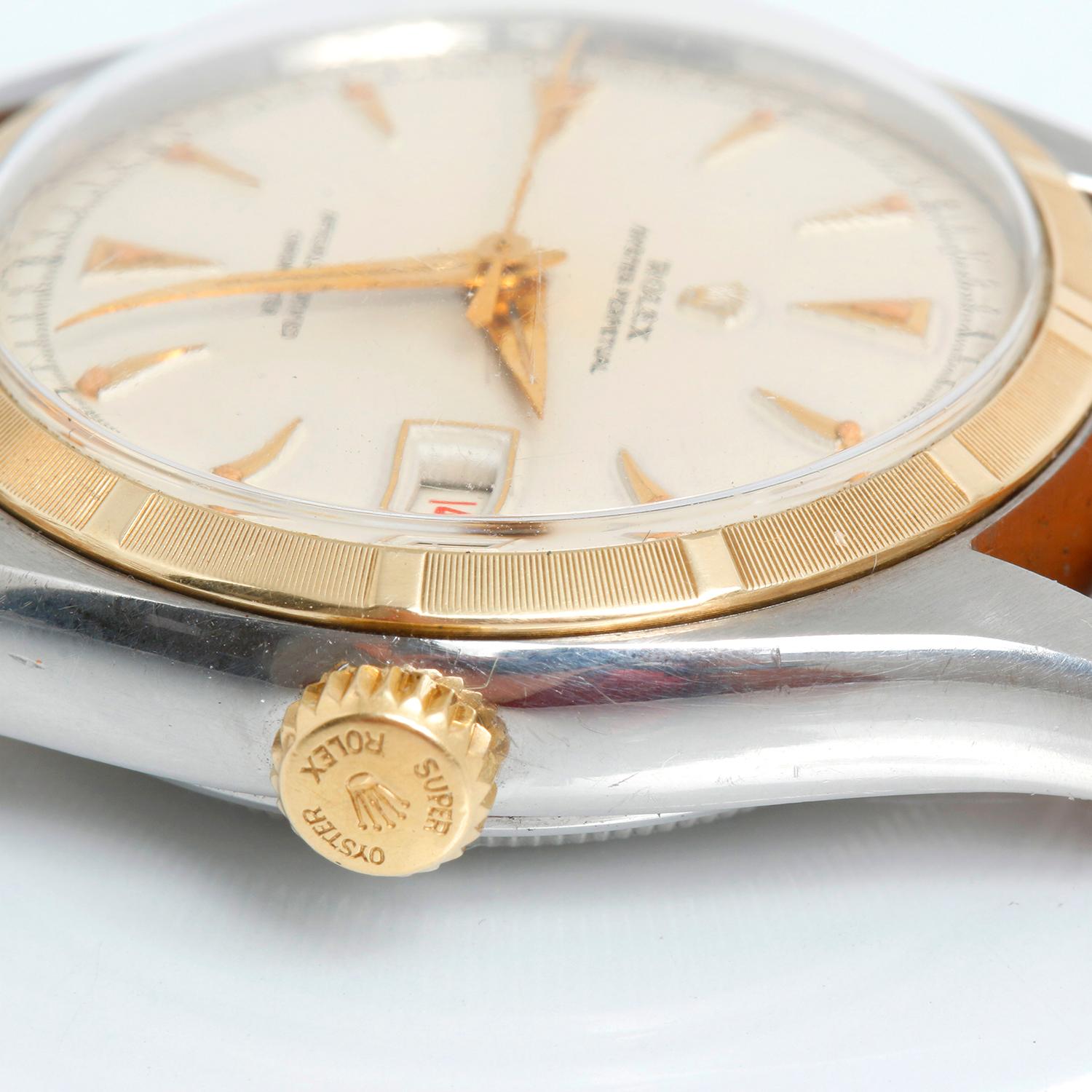 Rolex Vintage Oyster Perpetual Ovetone Orologio da Uomo 6105 in vendita 2