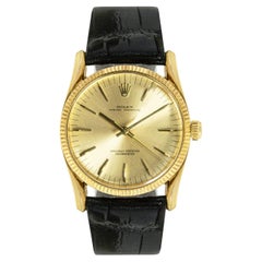 Rolex Vintage Oyster Perpetual Yellow Gold 6593