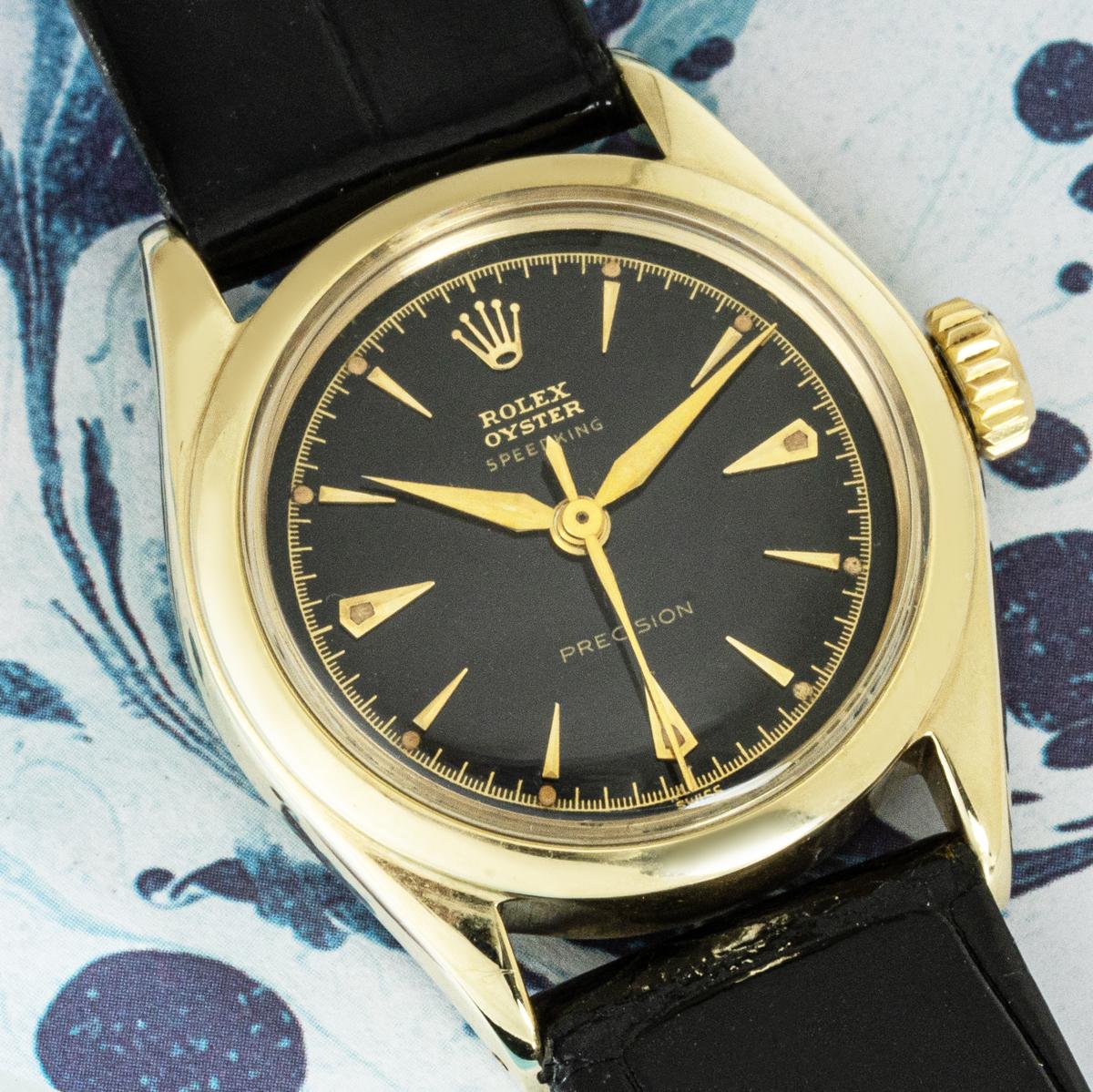 Rolex Vintage Oyster Speedking Präzision Gold 6020 für Damen oder Herren im Angebot