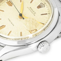 Rolex Vintage Oysterdate Precision Tessellated / Honeycomb Dial 34mm