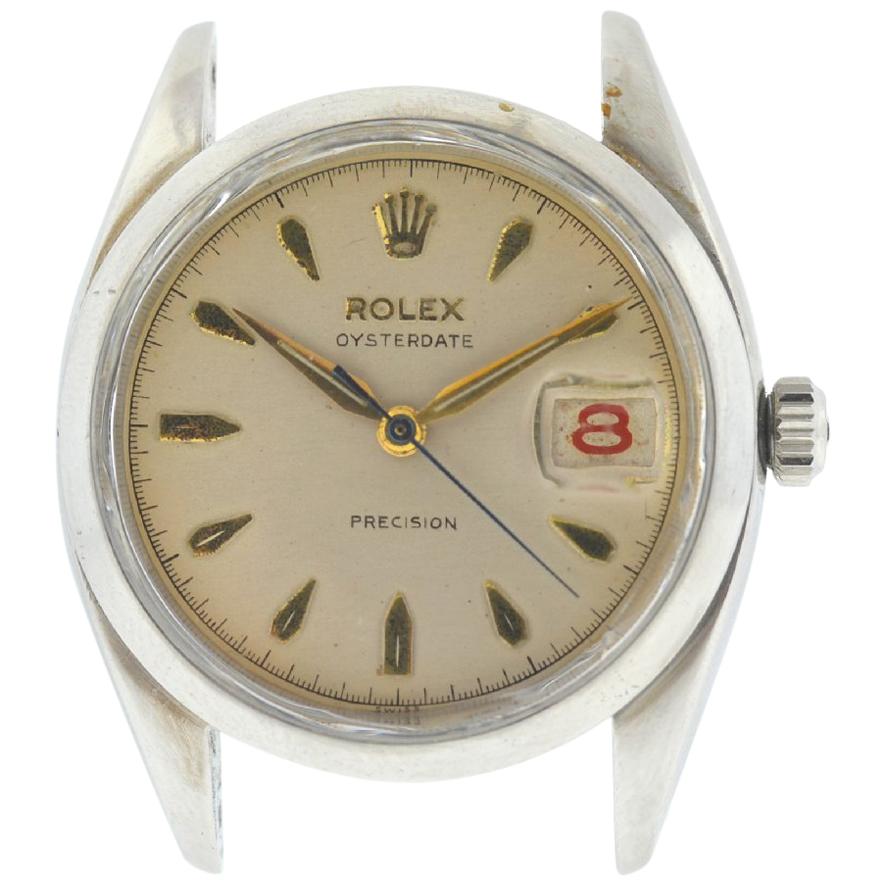 Rolex Vintage Oysterdate Precision Watch Head Only, circa 1946