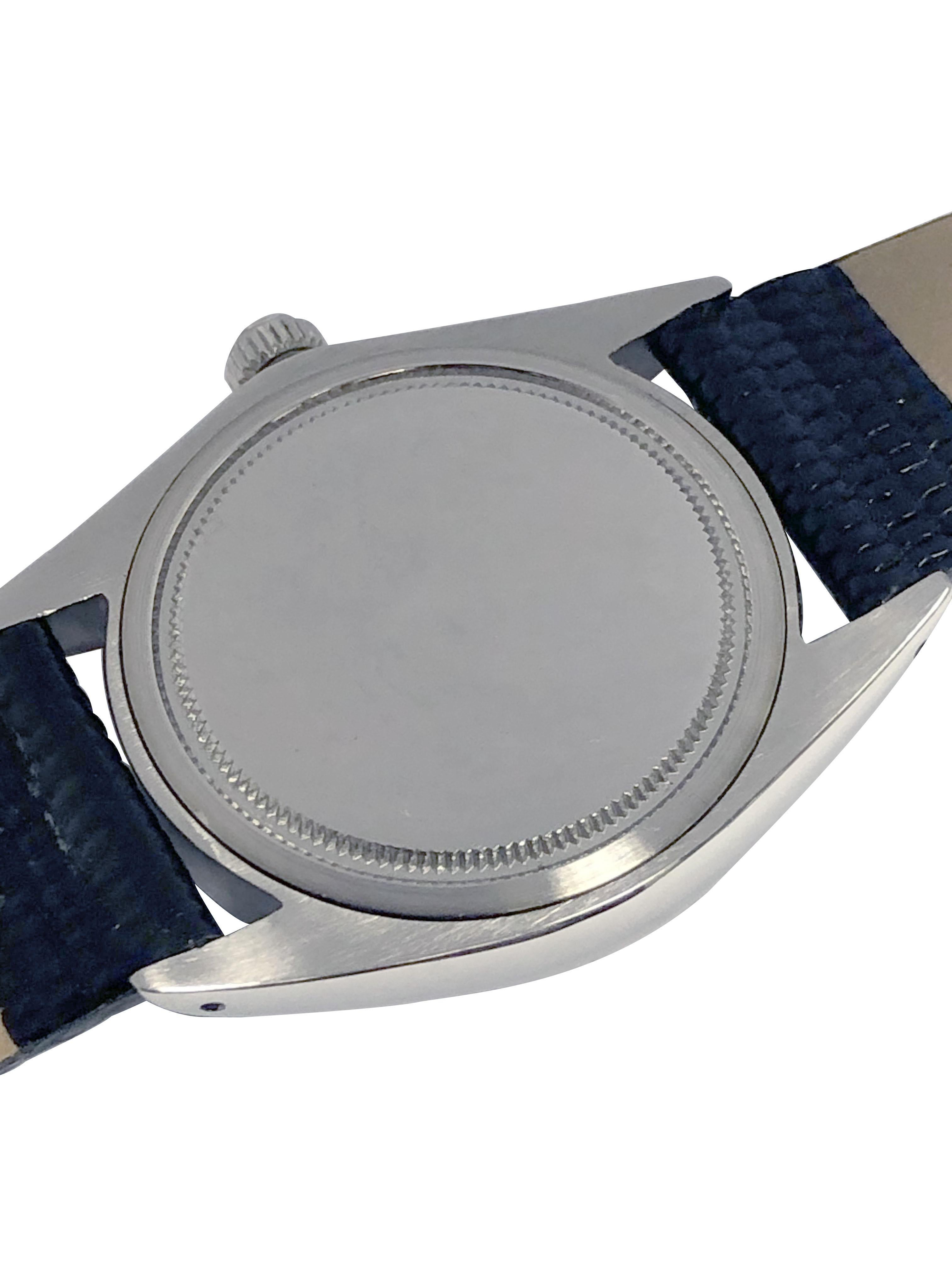 Rolex vintage Oysterdate Montre-bracelet en acier Excellent état - En vente à Chicago, IL
