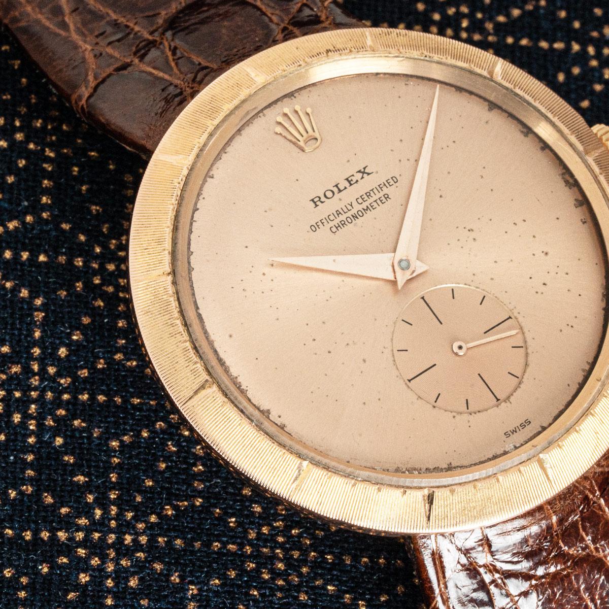 Rolex Vintage Precision Rose Gold 9522 For Sale 5