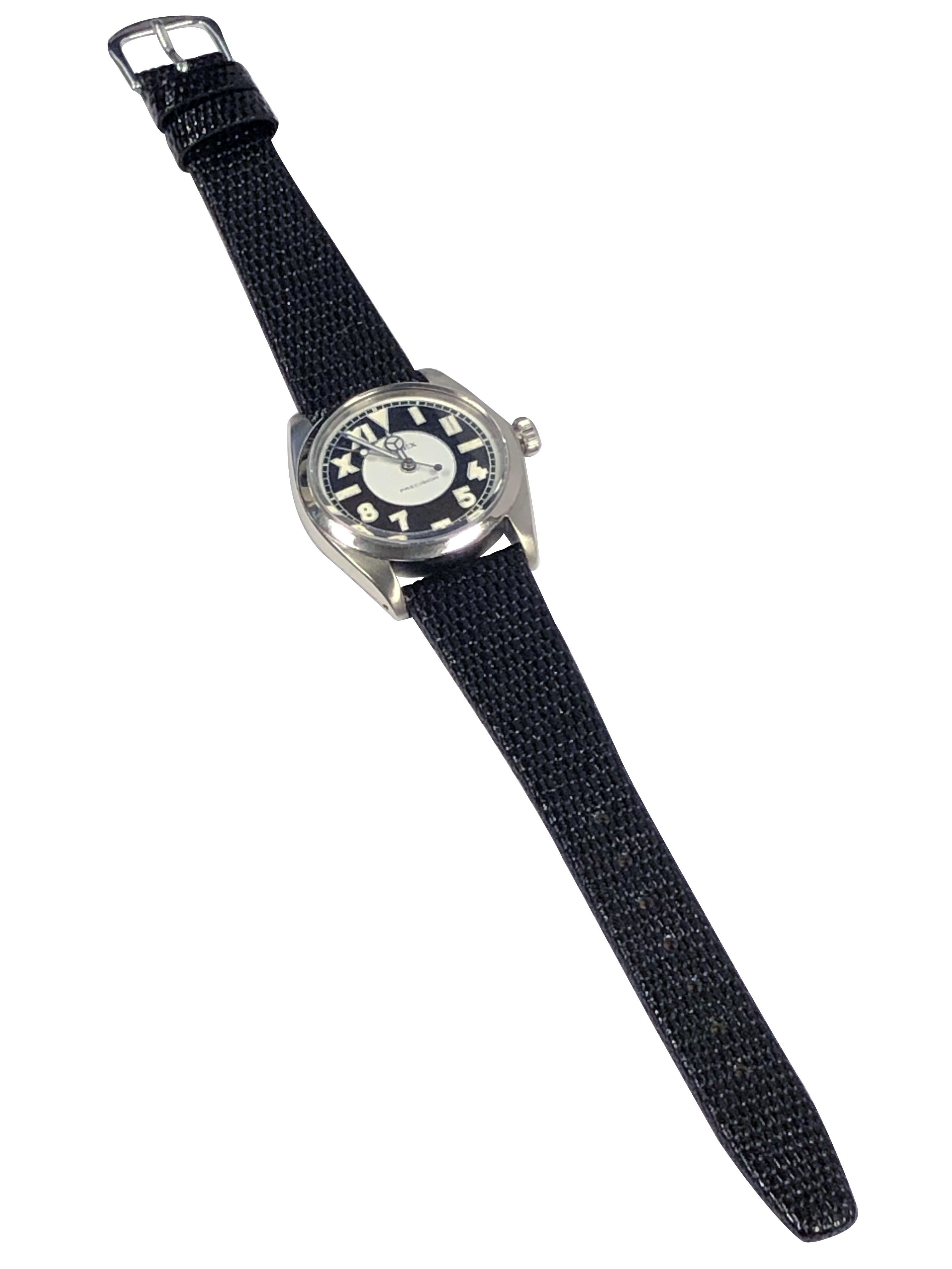 Montre-bracelet Rolex Vintage Precision Steel en vente 1