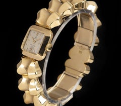 Rolex Vintage Precision Yellow Gold Silver Dial Ladies Wristwatch 1940s