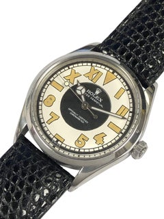 Rolex Vintage Ref 5500 Steel cased Automatic watch with Bubble Back Style Dial