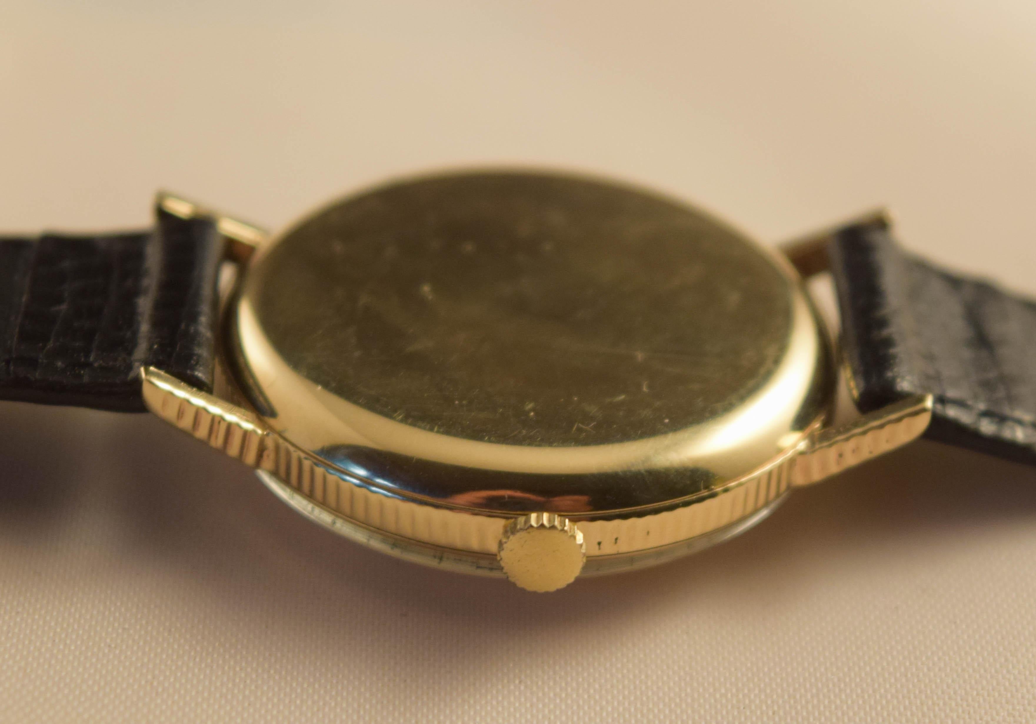 Rolex Coin Edge Vintage Solid gold rare  watch For Sale 9