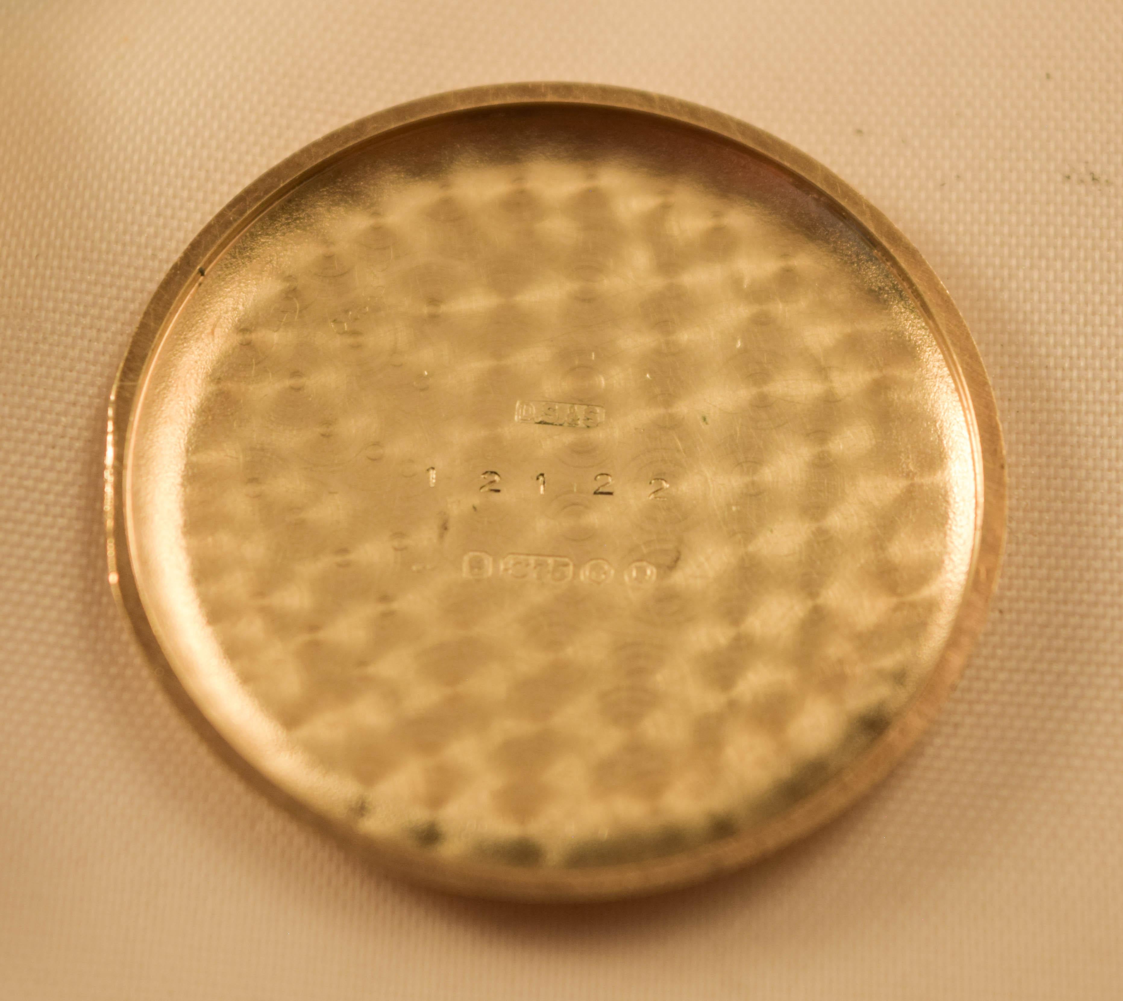 Rolex Coin Edge Vintage Solid gold rare  watch For Sale 11