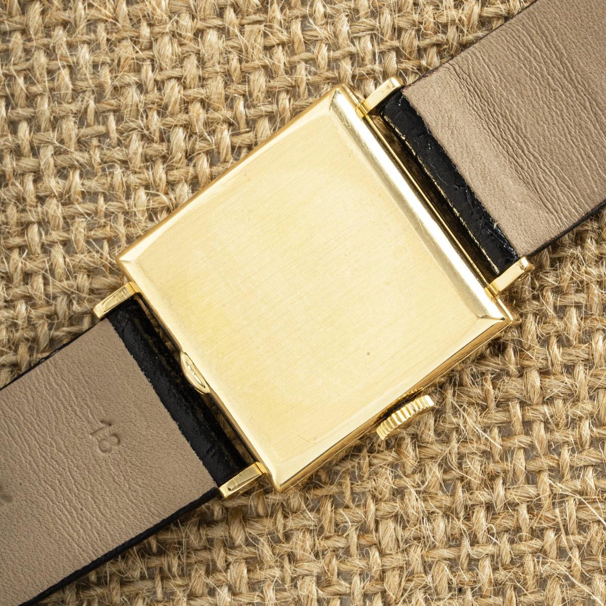 Men's Rolex Vintage Square Precision Yellow Gold 8726 For Sale