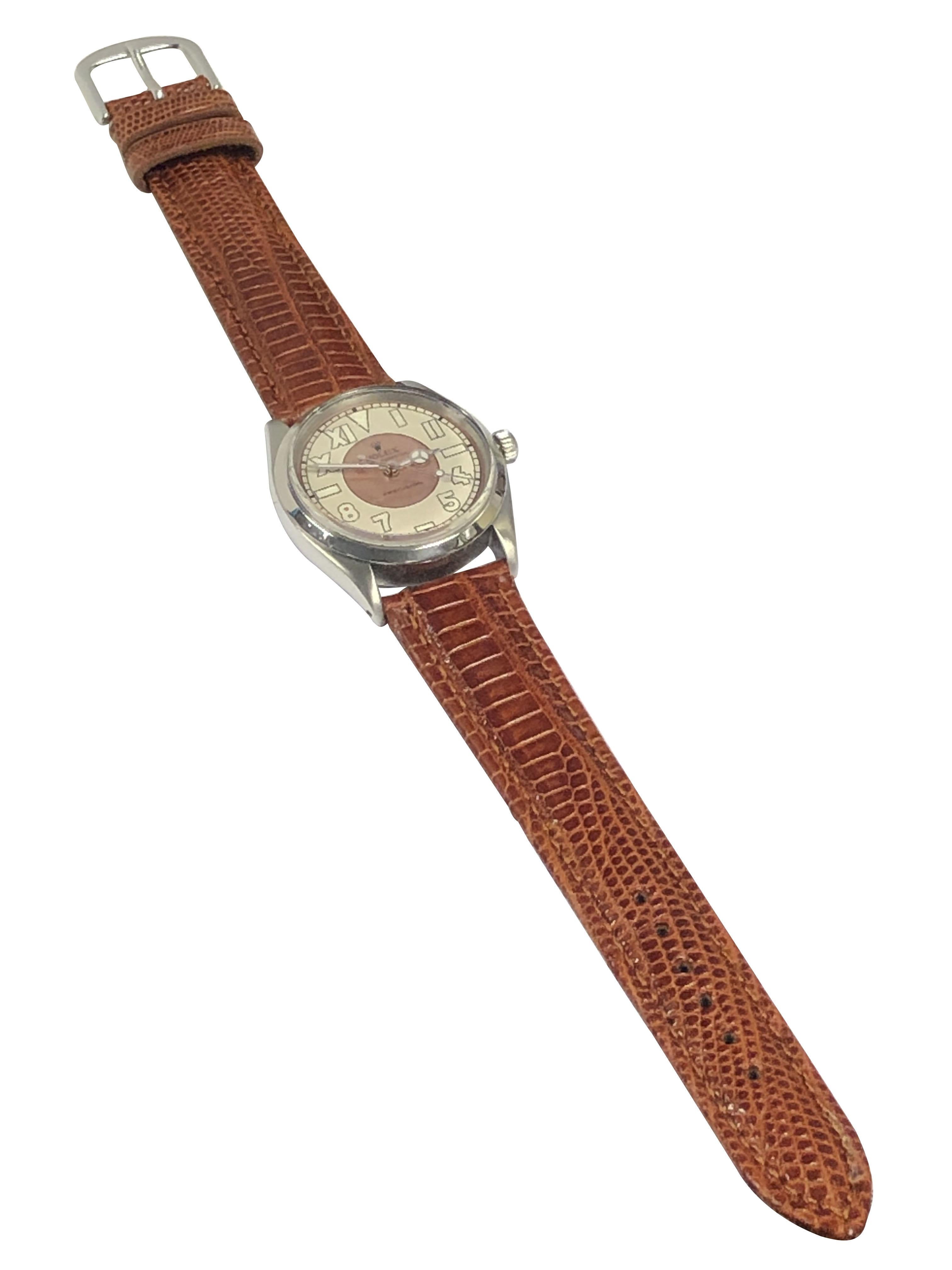 Rolex vintage steel self winding Wrist Watch For Sale 1