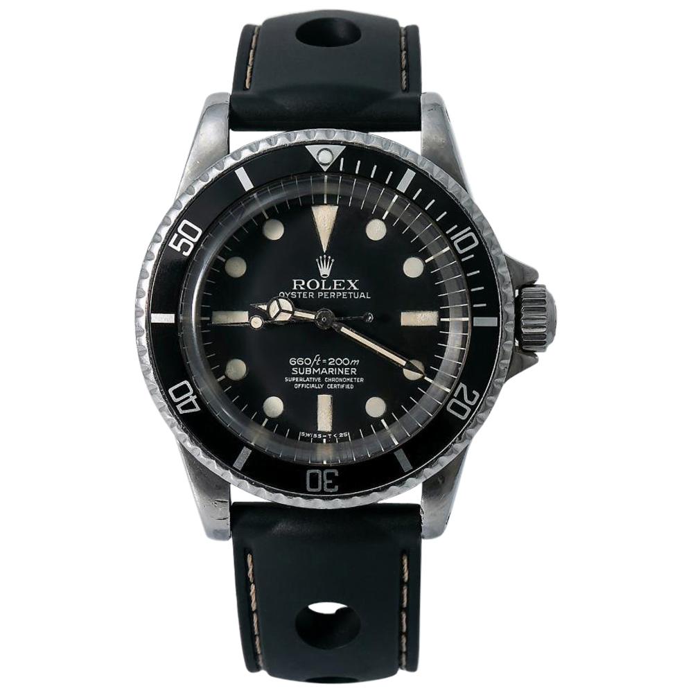 Rolex Vintage Submariner 5512 5.4 Million Serial Matte Dial 4 Liner Watch