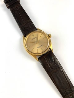 Rolex Vintage Yellow Gold Oyster Perpetual Watch