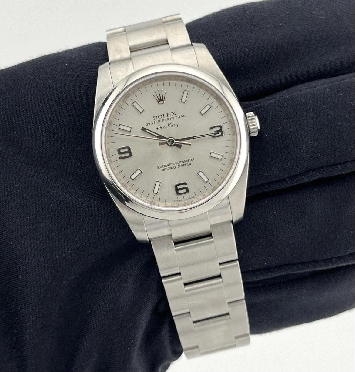 ROLEX Watch 114200 Stainless M number 2007-2008 Air King For Sale 2