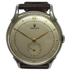 Reloj ROLEX 1948 Vintage Ref 4498 Acero inoxidable Funciona Da la Hora
