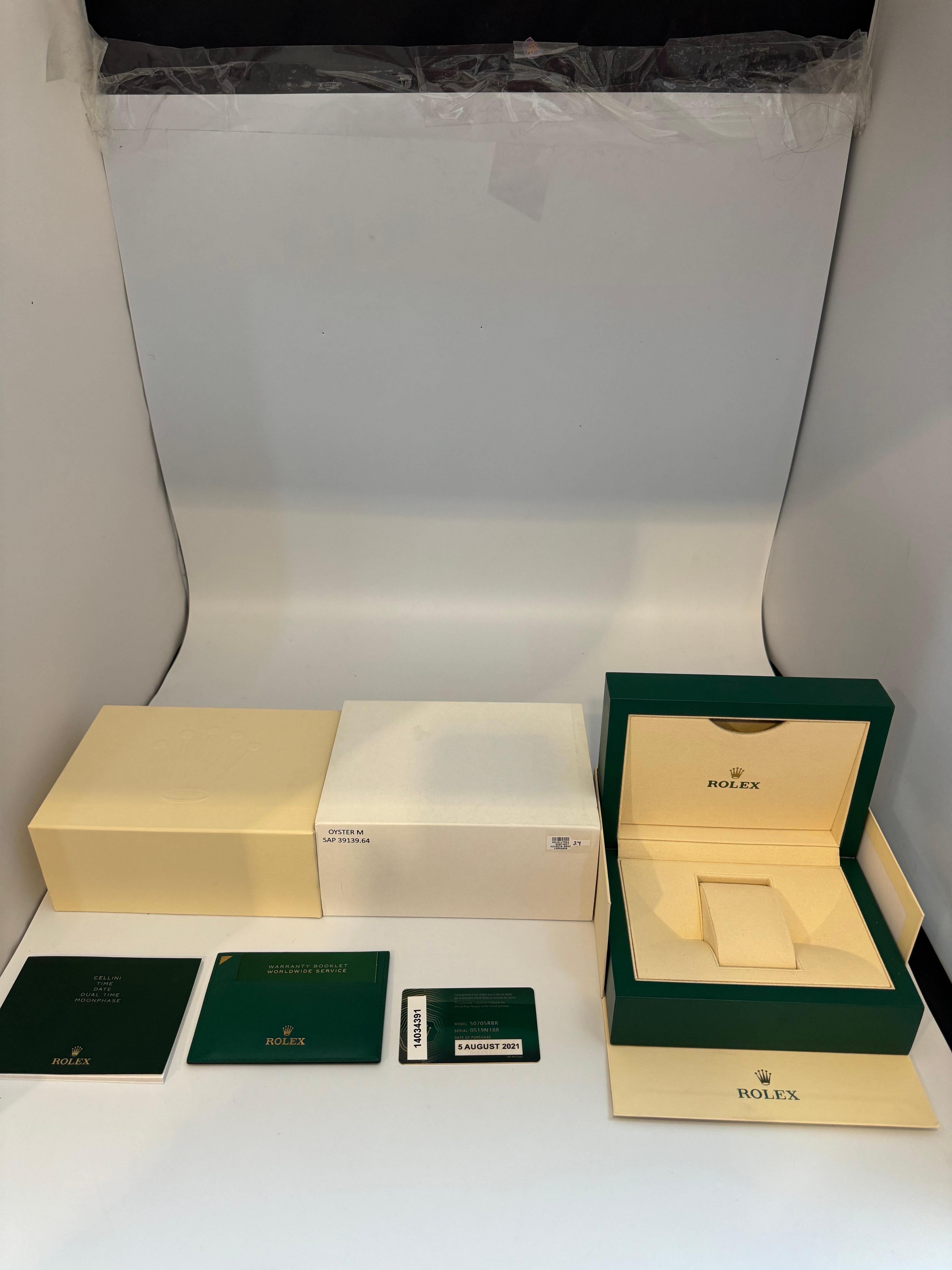 Rolex Watch Box New Creme Empty Acs. Oyster Perpetual Daytona GMT