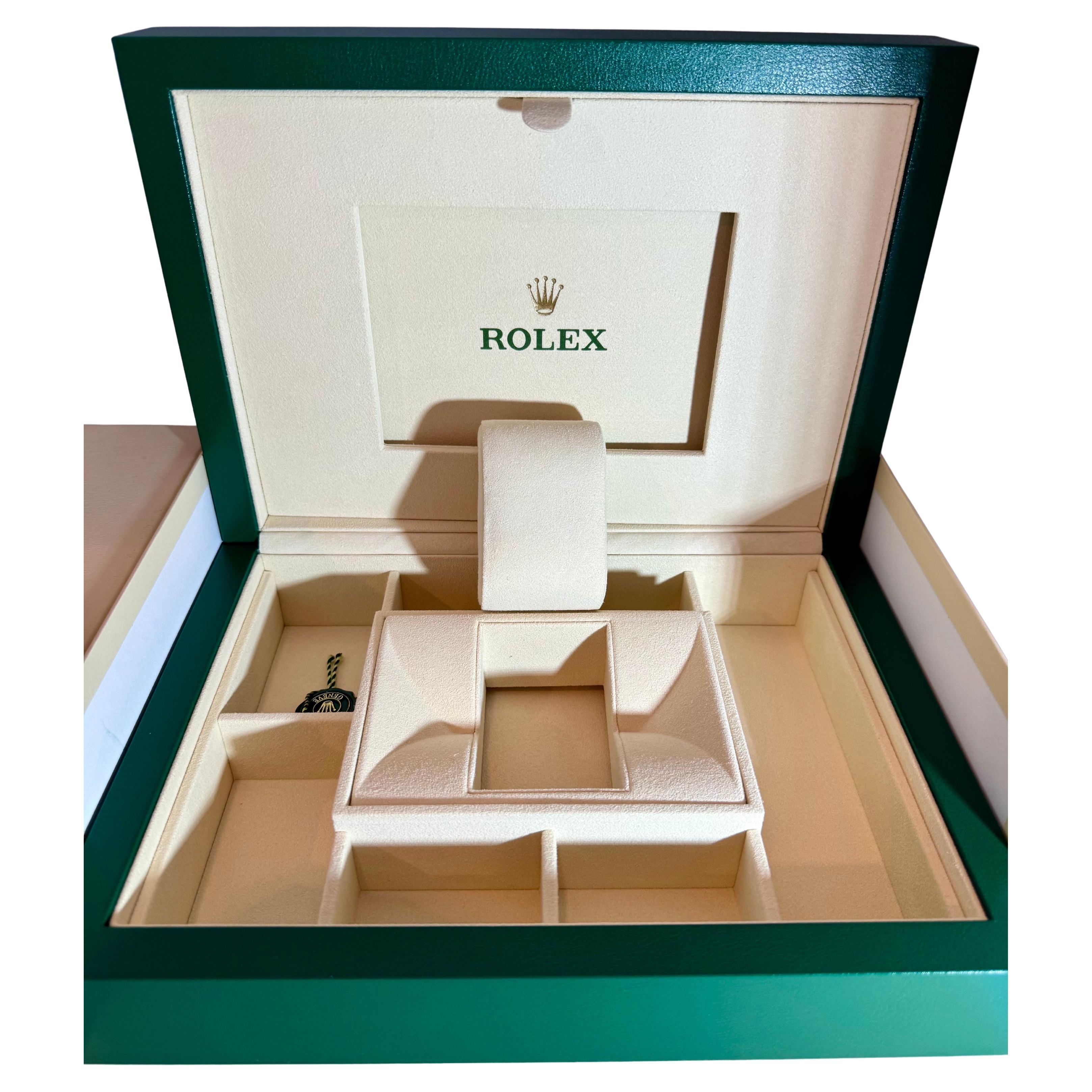 Rolex Watch Box, New Creme Empty Acs. Oyster Perpetual Daytona GMT Datejust