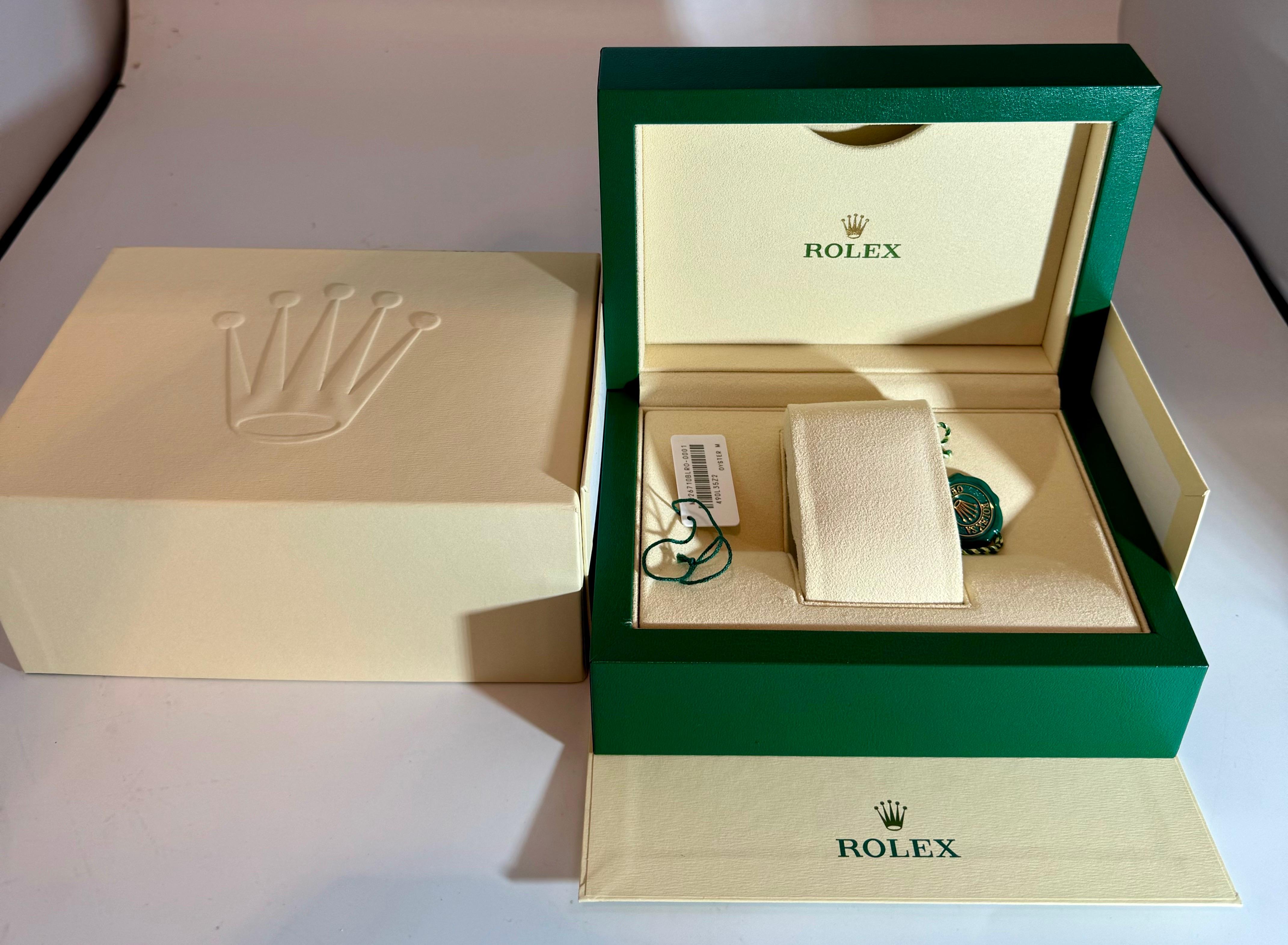 Rolex Watch Box, New Creme Empty Acs. Oyster Perpetual Daytona GMT Datejust New 7