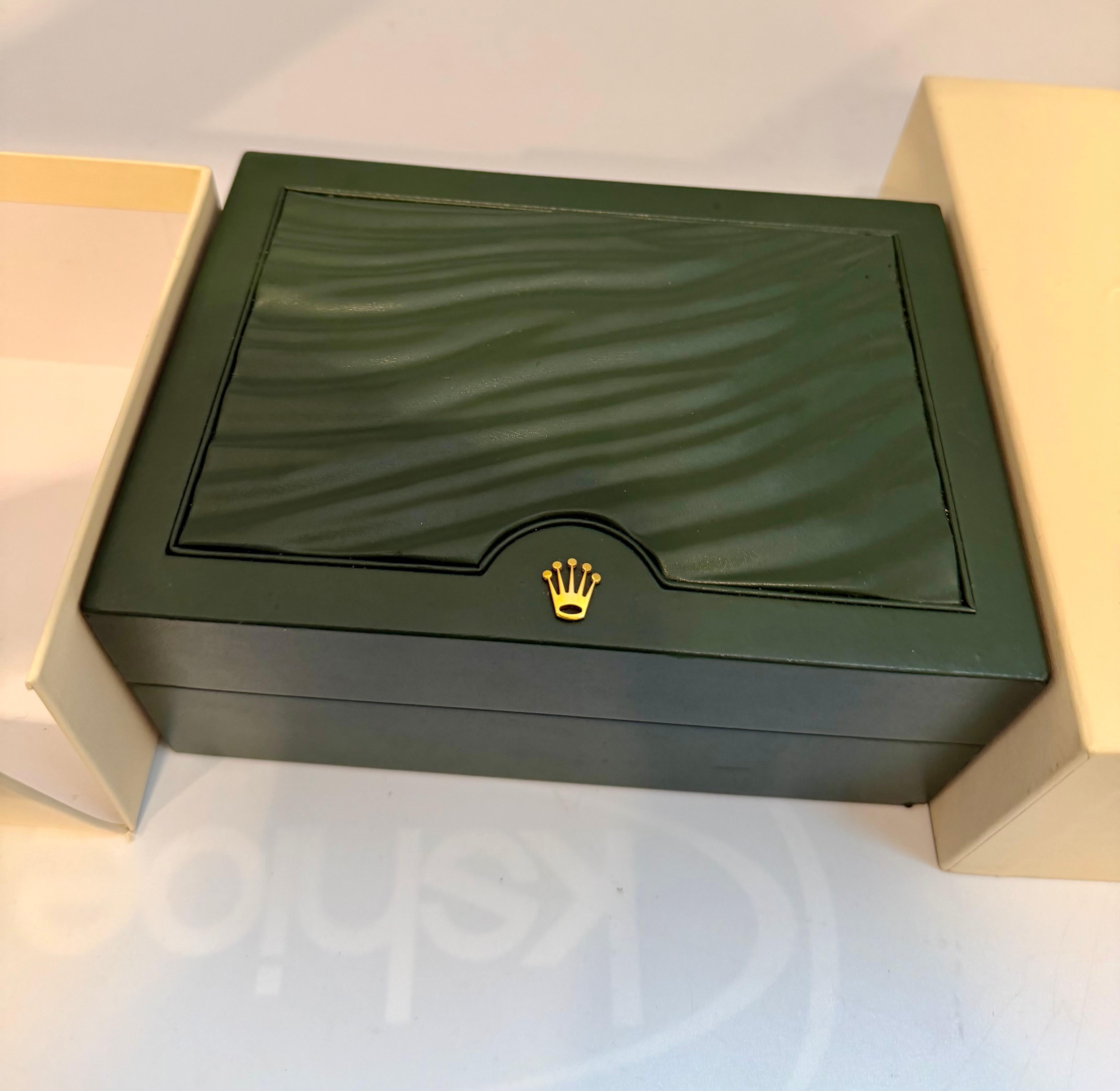 Rolex Uhrenschachtel, New Creme Empty Acs. Oyster Perpetual Daytona GMT Datejust Neu Damen im Angebot