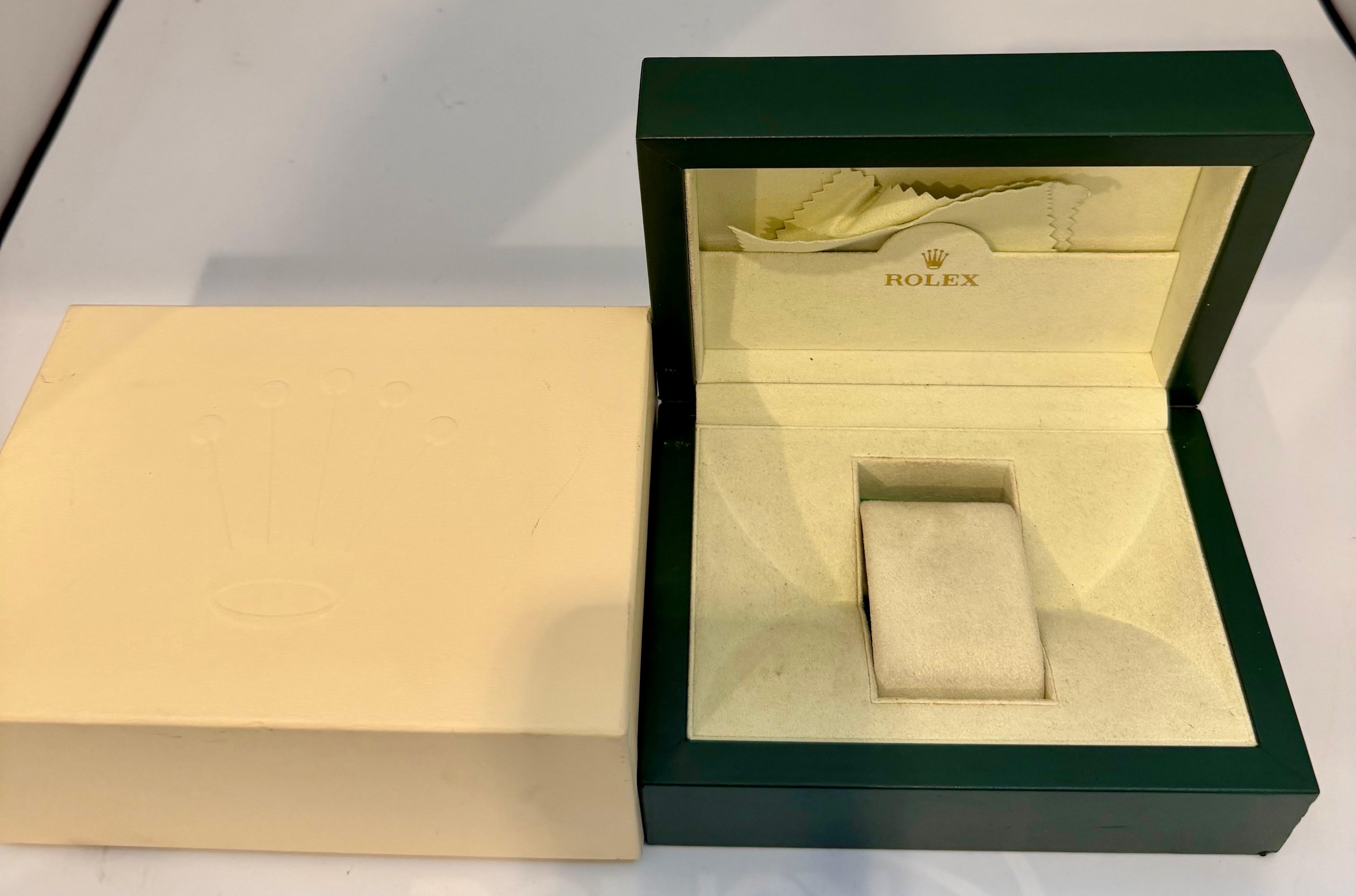 Rolex Uhrenschachtel, New Creme Empty Acs. Oyster Perpetual Daytona GMT Datejust Neu im Angebot 1