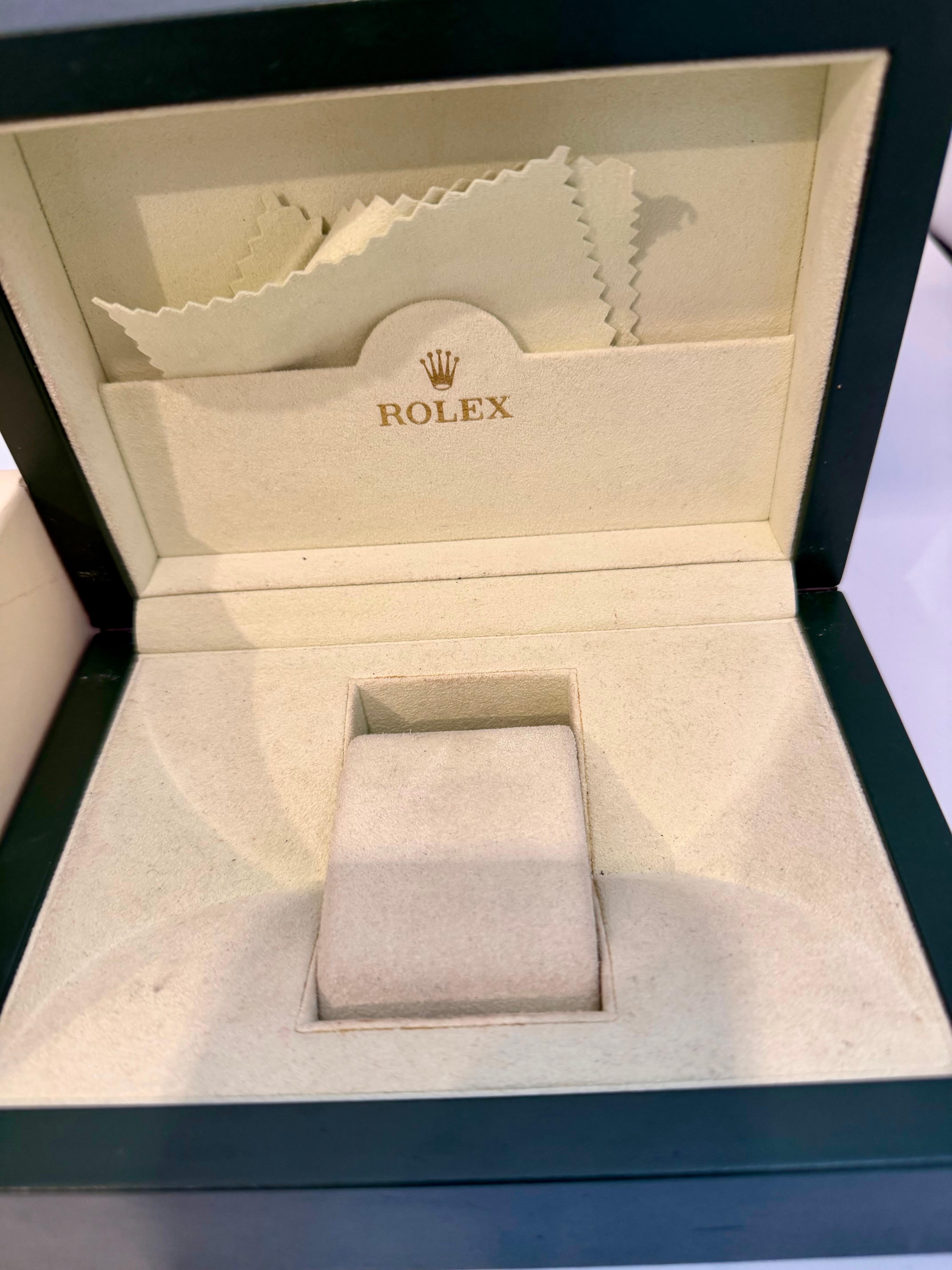 Rolex Uhrenschachtel, New Creme Empty Acs. Oyster Perpetual Daytona GMT Datejust Neu im Angebot 4