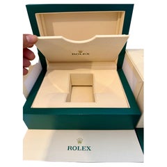 Rolex Watch Box, New Creme Empty Acs. Oyster Perpetual Daytona GMT Datejust New