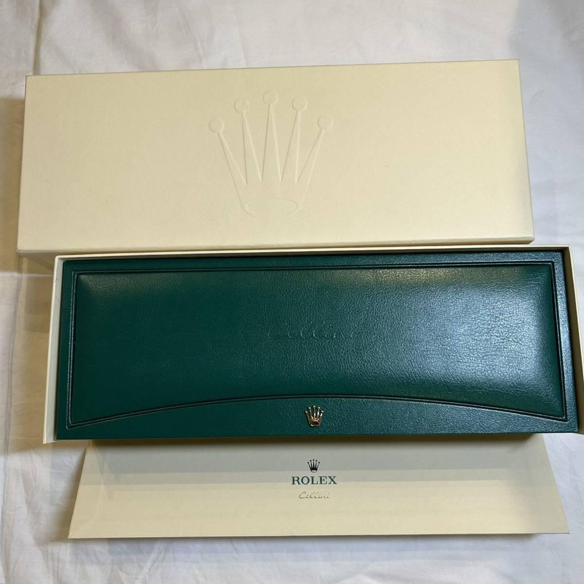 Rolex Watch Box, New Creme Empty Acs. ROLEX watch case box CELLINI L Brand New For Sale 4