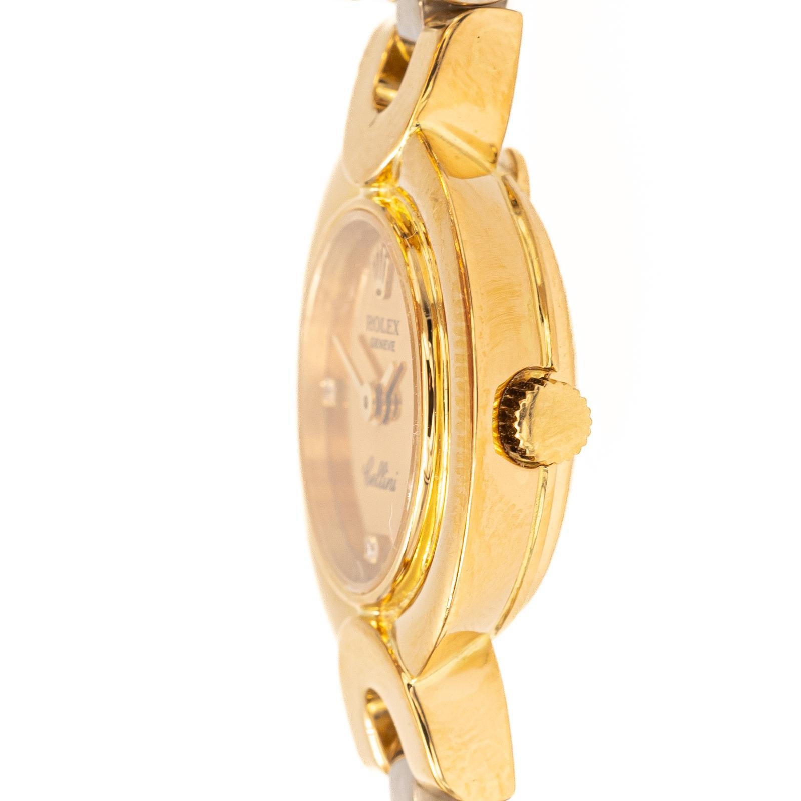 Rolex Uhr Cellini Gelbgold im Zustand „Gut“ im Angebot in PARIS, FR