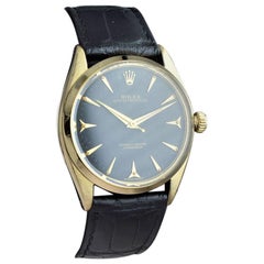 Rolex Watch Company 14 Karat Sold Yellow Gold, circa 1950s