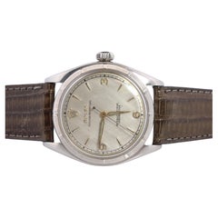 ROLEX Watch. Rolex ref. 6085 1950s Automatic Stainless Steel Mens Rolex watch.