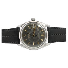 ROLEX Watch. Rolex ref. 6294 Rare Black Honeycomb Dial 1950s Mens Rolex watch.