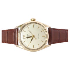Used ROLEX Watch. Rolex ref. 6426 1960s Gold Capped Stainless Steel Mens Rolex watch.
