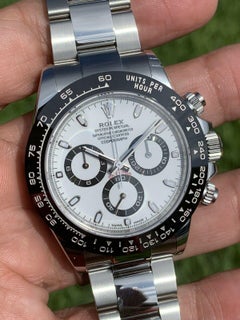 Rolex White Cosmograph Daytona 116500LN Watch