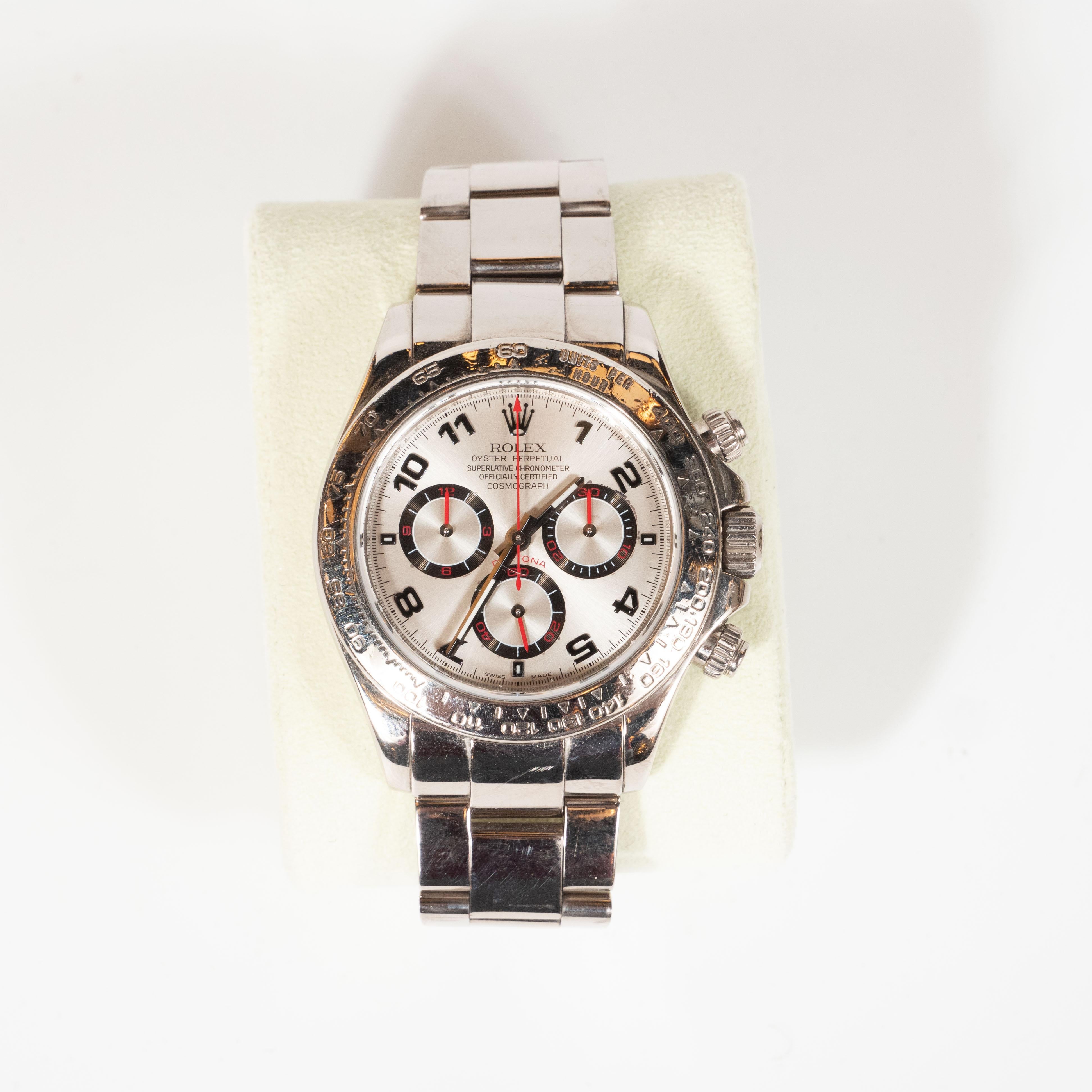 Rolex White Gold Cosmograph Daytona Wristwatch Ref 116509 with Box & Papers 10