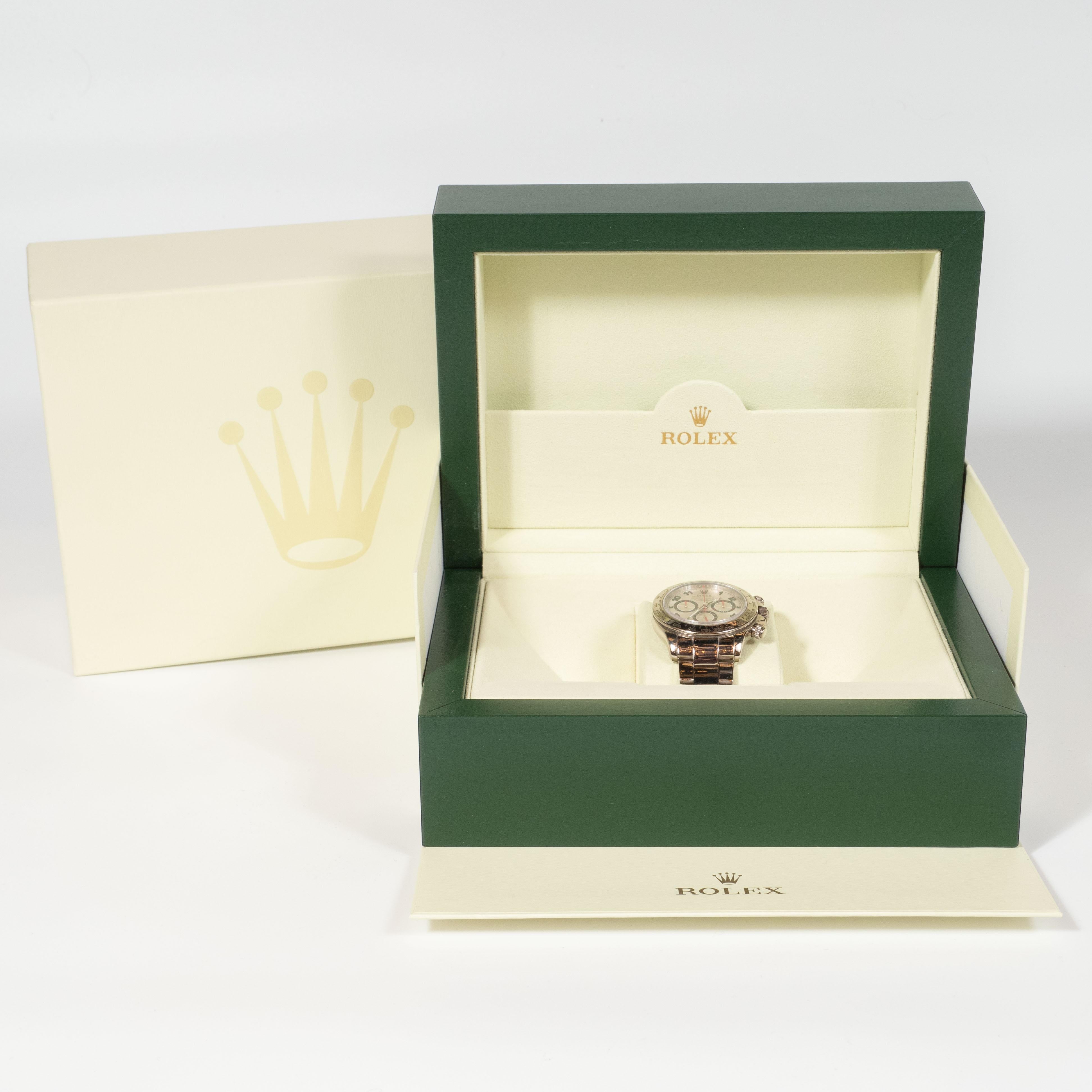 Rolex White Gold Cosmograph Daytona Wristwatch Ref 116509 with Box & Papers 11