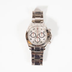 Rolex White Gold Cosmograph Daytona Wristwatch Ref 116509 with Box & Papers