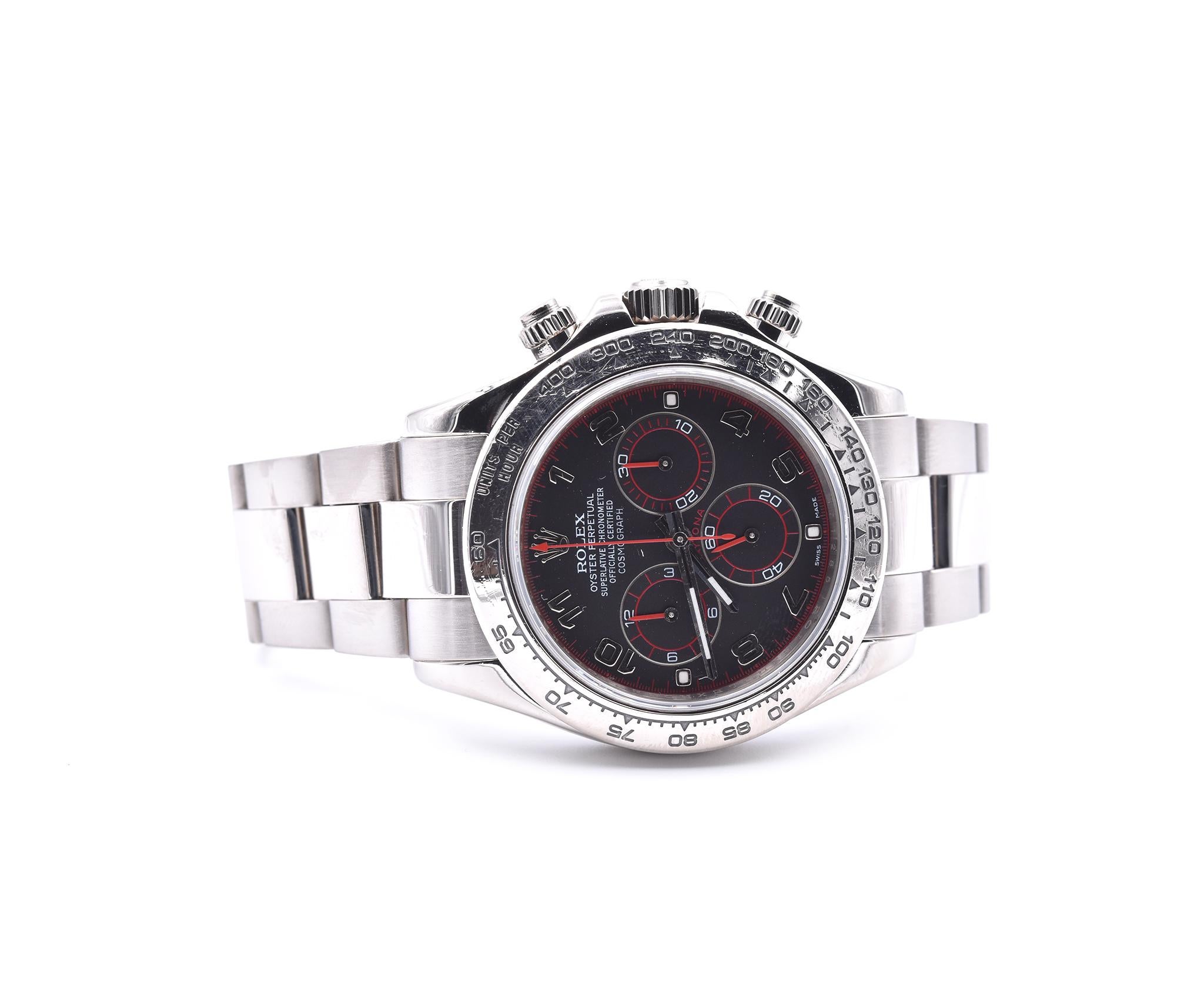 Rolex White Gold Daytona Watch Ref. 116509 In Excellent Condition In Scottsdale, AZ
